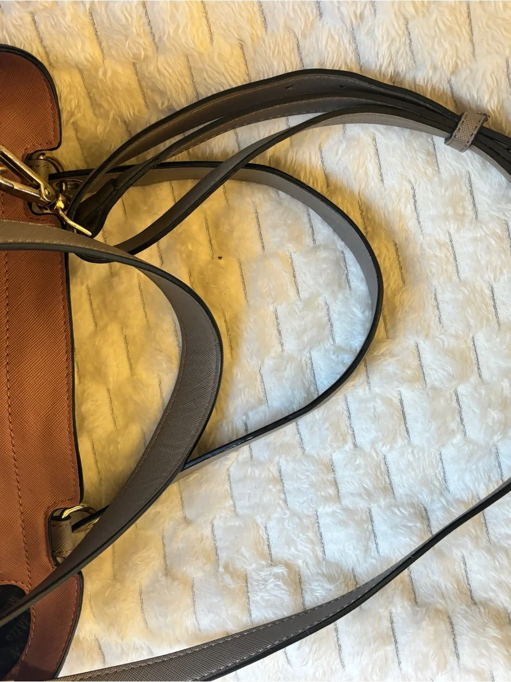 Steve Madden Gray Structured Tote with Front Slip Pocket large capacity